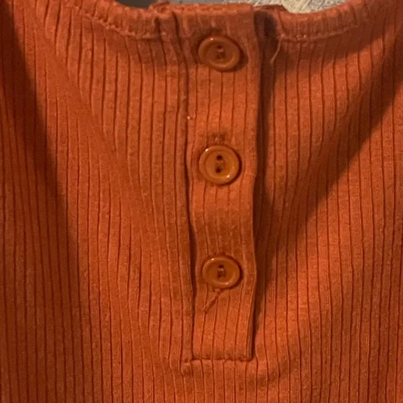 Heart and Hips Elegant Rust Sleeveless Dress - Picture 3 of 5